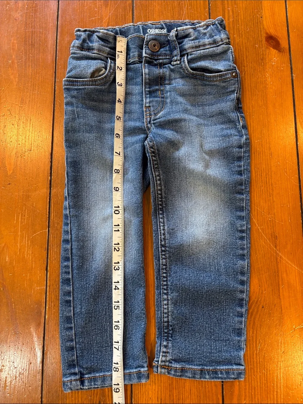 OshKosh B'gosh Classic Straight Leg Jeans in Denim Blue Boys 2T